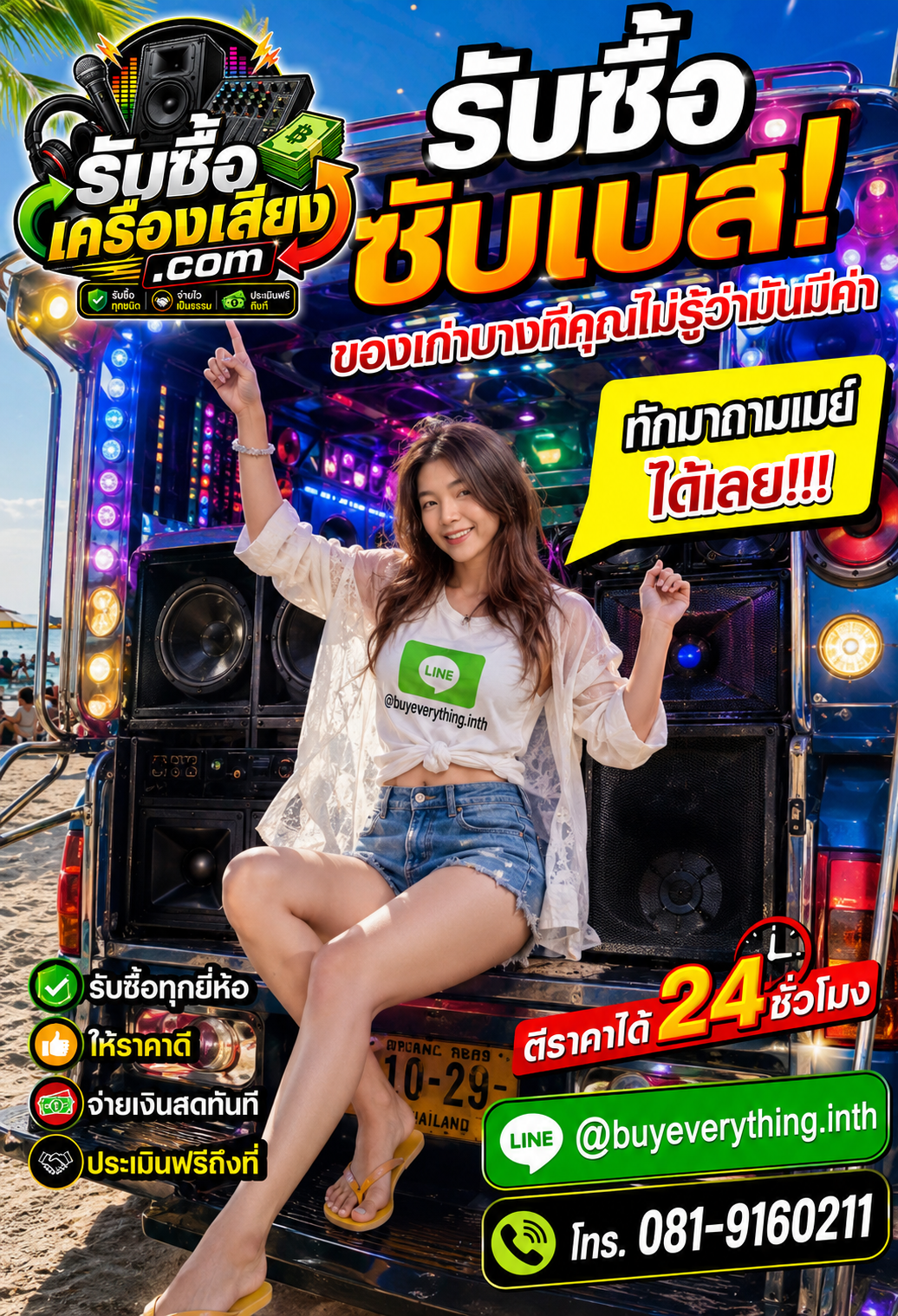 ติดต่อรับซื้อซับเบส ตอบเร็ว รับซื้อถึงที่