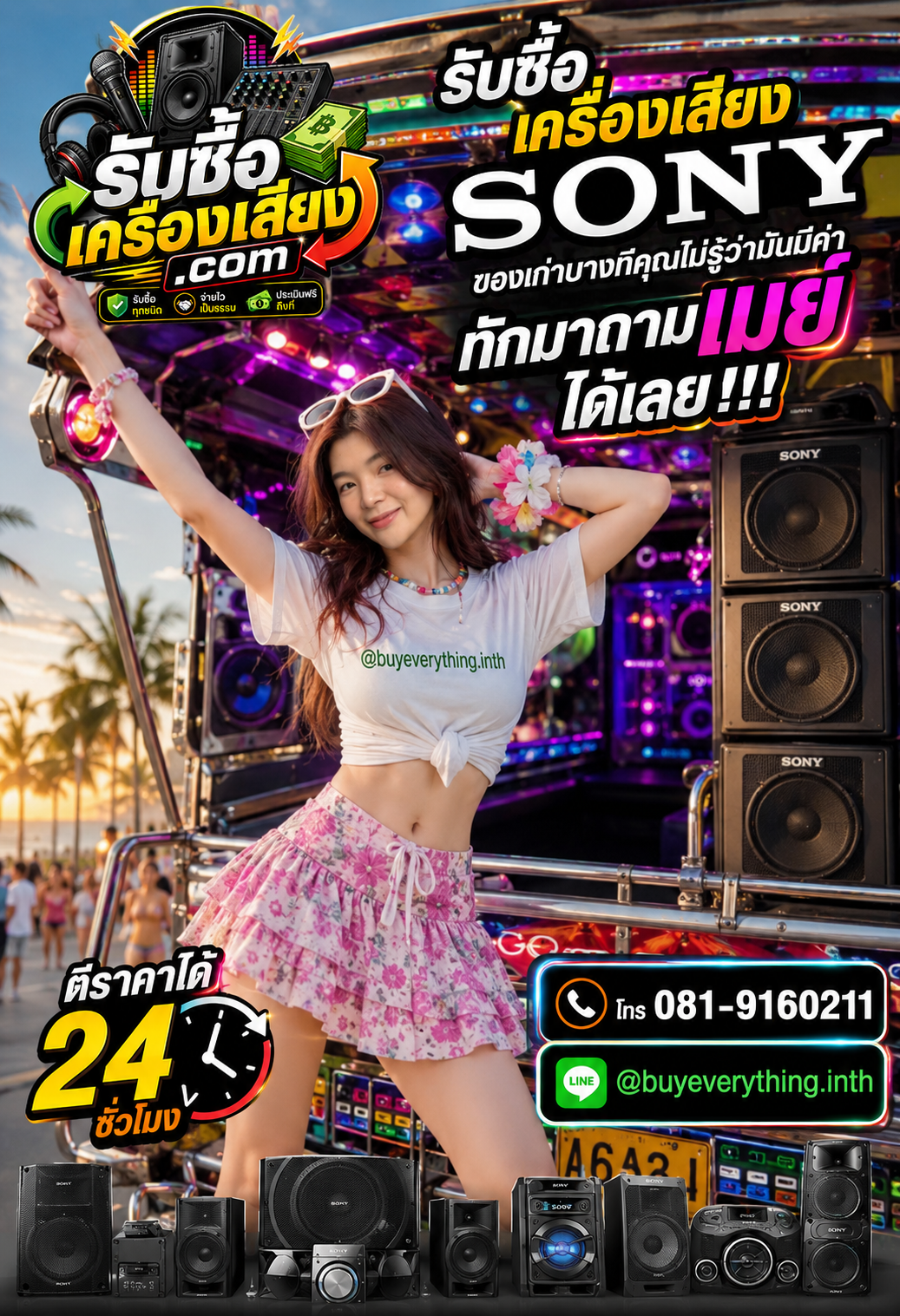 รับซื้อ เครื่องเสียง Sony ของเก่ามีค่า ส่งรูปให้เมย์ประเมิน